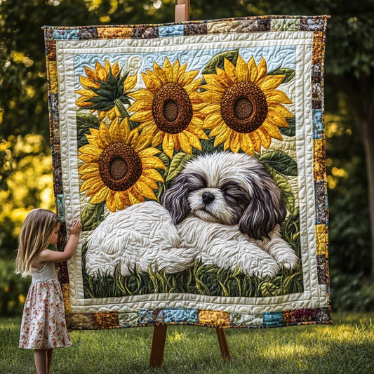 Shih Tzu Sunny Slumber WN2809060CL Quilt