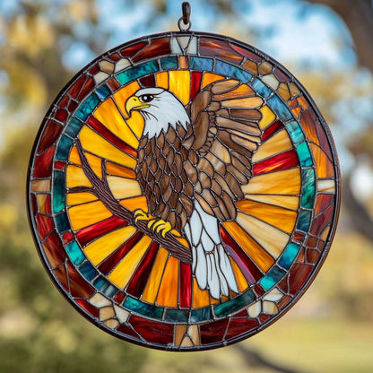 Eagle Glory WN2211068CL Stained Glass Suncatcher