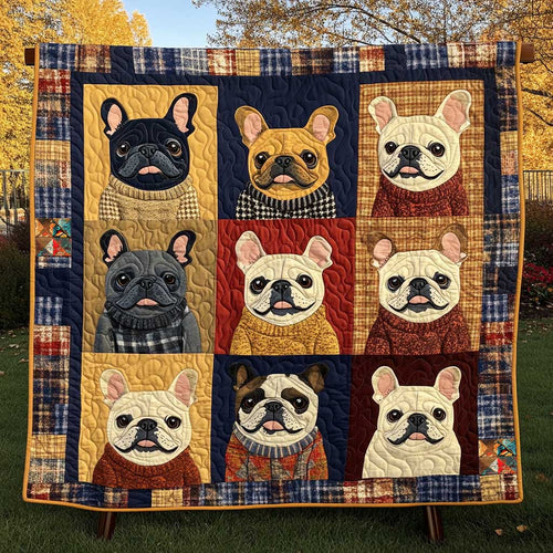 French Bulldog WJ0110005CL Quilt