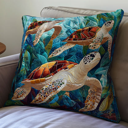 Turtle WY0412105CL Quilt Pillow Case