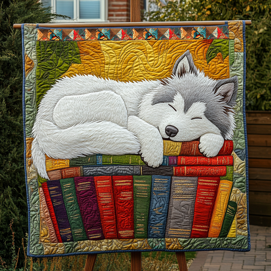 Dog's Literary Escape WN0310052CL Quilt