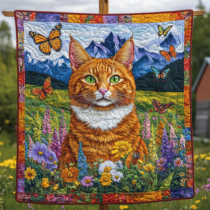 Meadow Butterfly Cat WT3009004CL Quilt