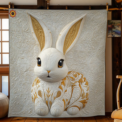Royal White Rabbit WY2011017CL Quilt