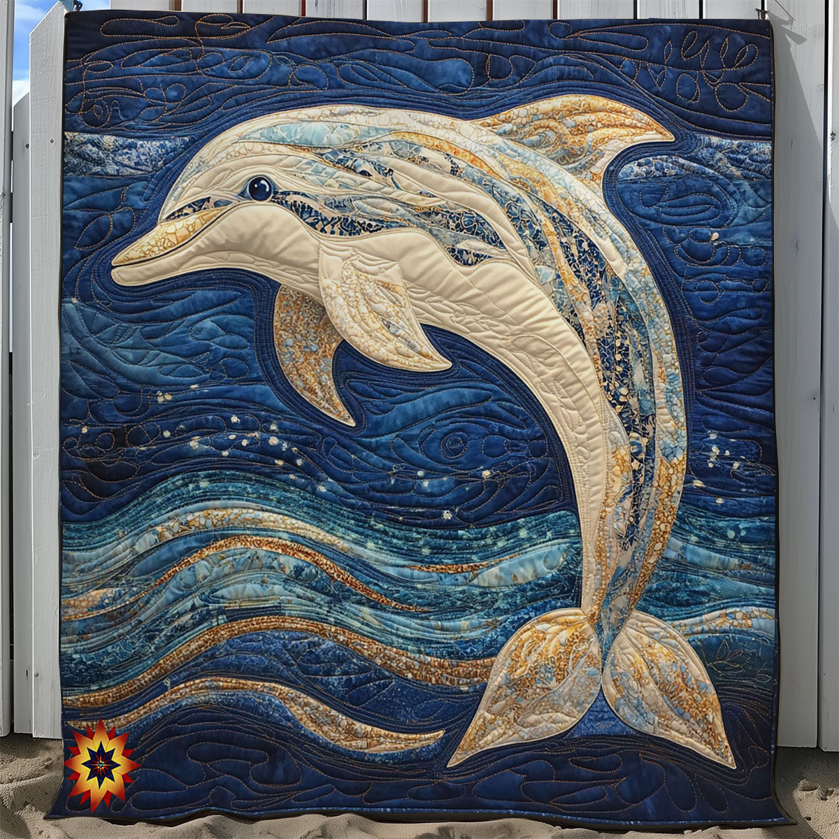 Twinkle Dolphin WY2711012CL Quilt