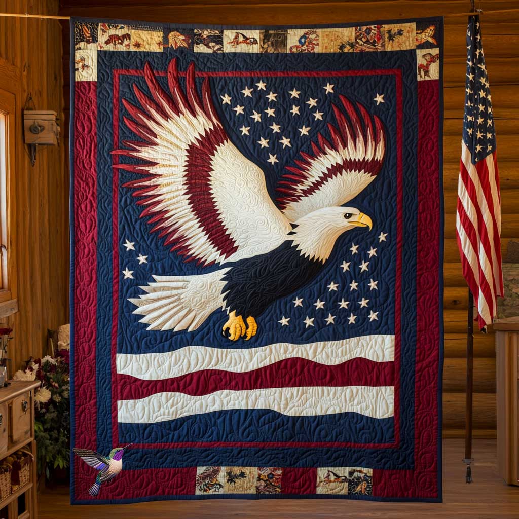 Sacred Eagle Soar WN2011060CL Quilt