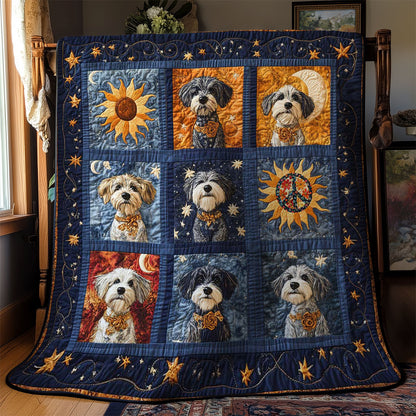 Celestial Miniature Schnauzer WN1411049CL Quilt