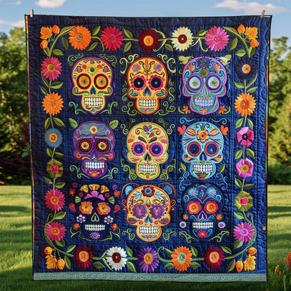 Sugar Skulls WJ1109025CL Quilt