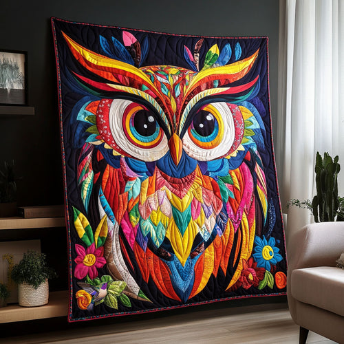 Owl Colorful WX1610031CL Quilt