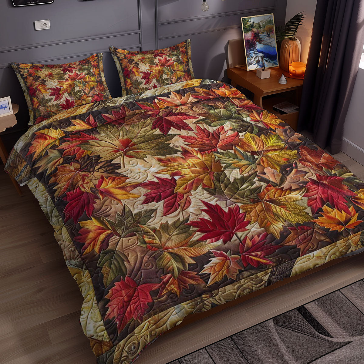 Autumn Maple Symphony WN0310126CL Duvet Cover Set