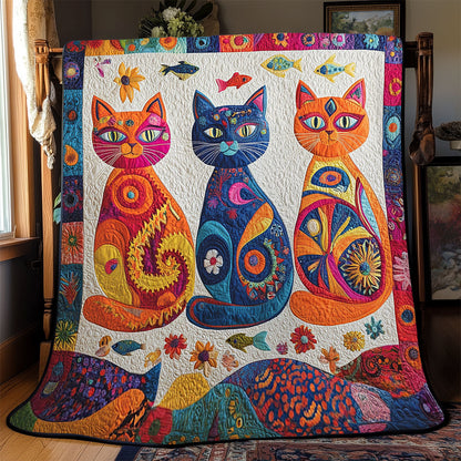 Meow Mosaic WJ0601008CL Quilt