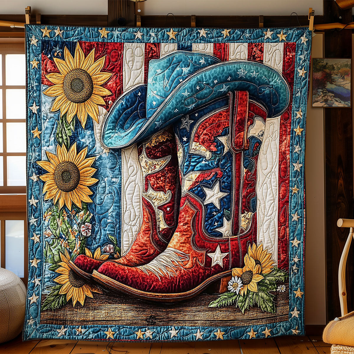 American Boot CW2504026CL Quilt
