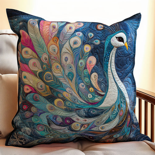 Pretty Peacock WX1712086CL Quilt Pillow Case
