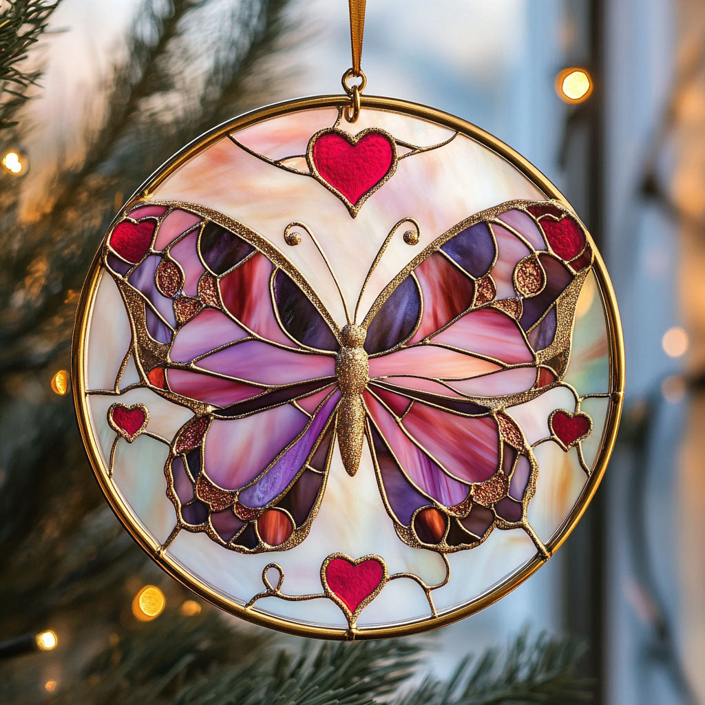 Valentine Butterfly WY2202233CL Suncatcher