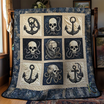 Anchor And Skull WN2311043CL Quilt