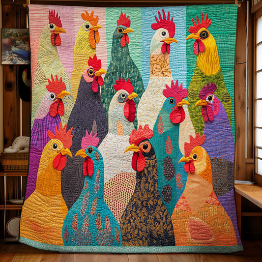 Chicken WU0110006CL Quilt