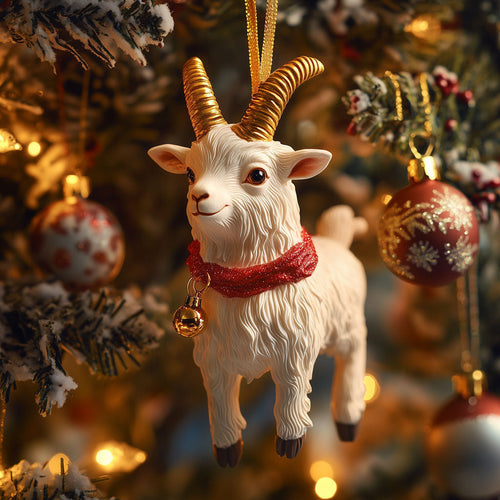 Gilded Goat Jingle LT2710020CL Christmas Ornament