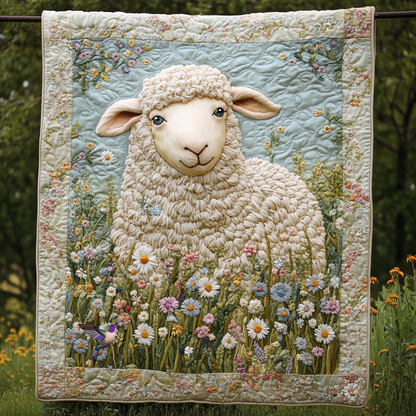 Sheep Flower YR2312024CL Quilt