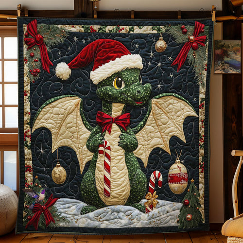 Candy Cane Dragon WN0712044CL Quilt