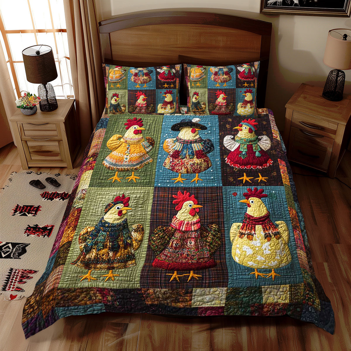 Chicken WJ0110026CL Duvet Cover Set
