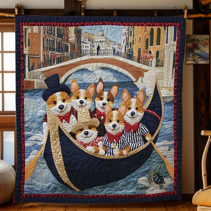 Corgi Gondoliers WN0811071CL Quilt