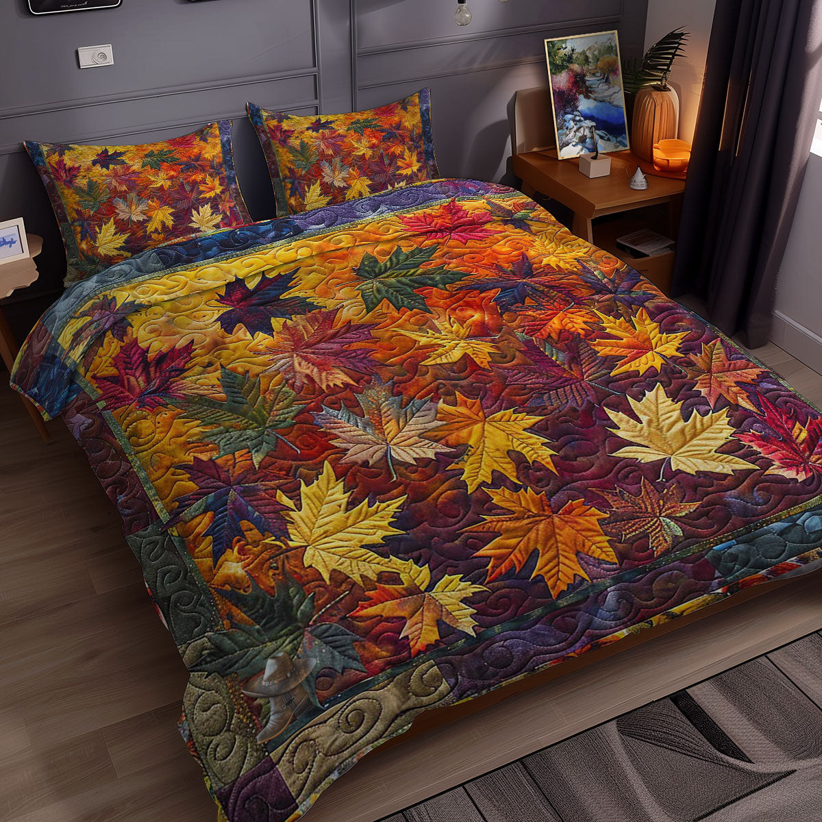 Autumn Maple Embrace WN0310123CL Duvet Cover Set