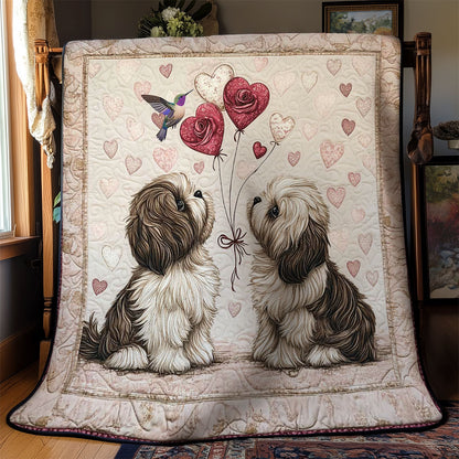 Romantic Shih Tzu WN2412017CL Quilt