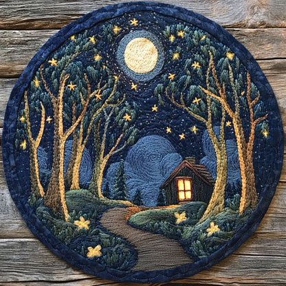 Forest Of Dreams CP3004007CL Quilted Round Mat