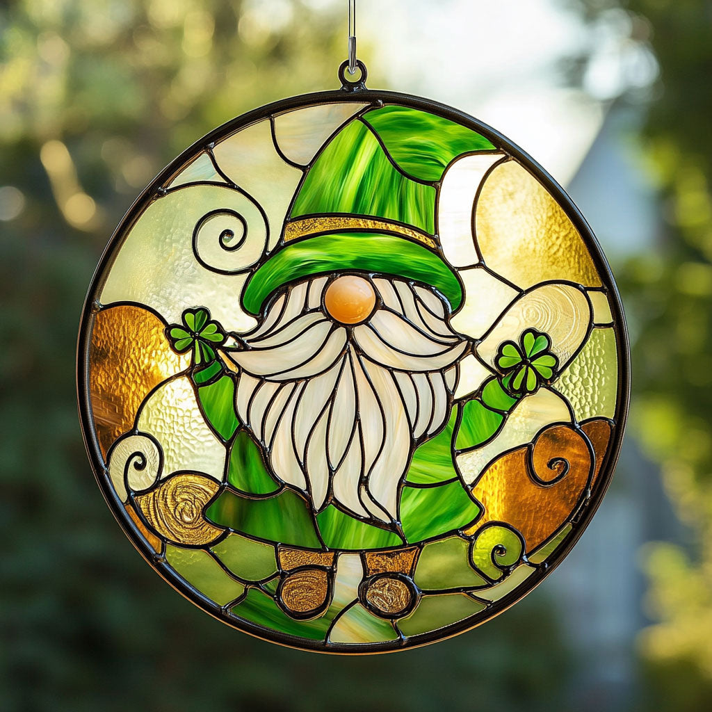 Cute Gnome Patrick WY2202131CL Suncatcher