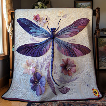 Purple Dragonfly WY2511033CL Quilt