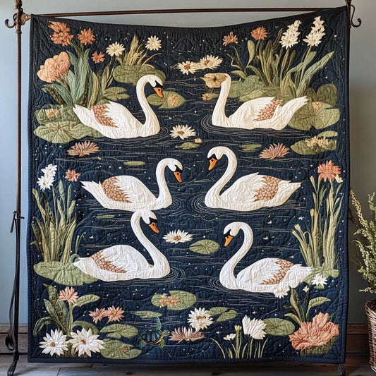 Vintage Swan Lake WP1411033CL Quilt