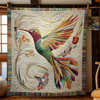 Hummingbird Feather Symphony WN1010019CL Quilt