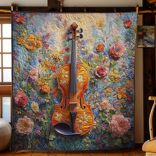 Violin Bloom CW2504055CL Quilt