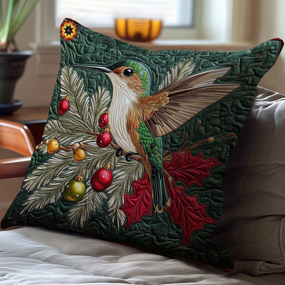 Christmas Hummingbird WY2911059CL Quilt Pillow Case