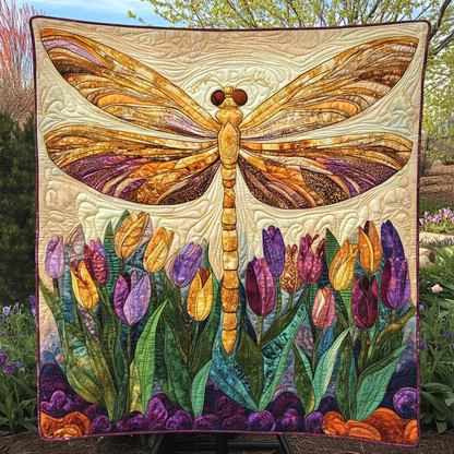 Golden Dragonfly WG1601005CL Quilt