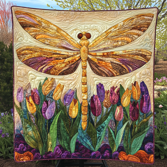 Golden Dragonfly WG1601005CL Quilt