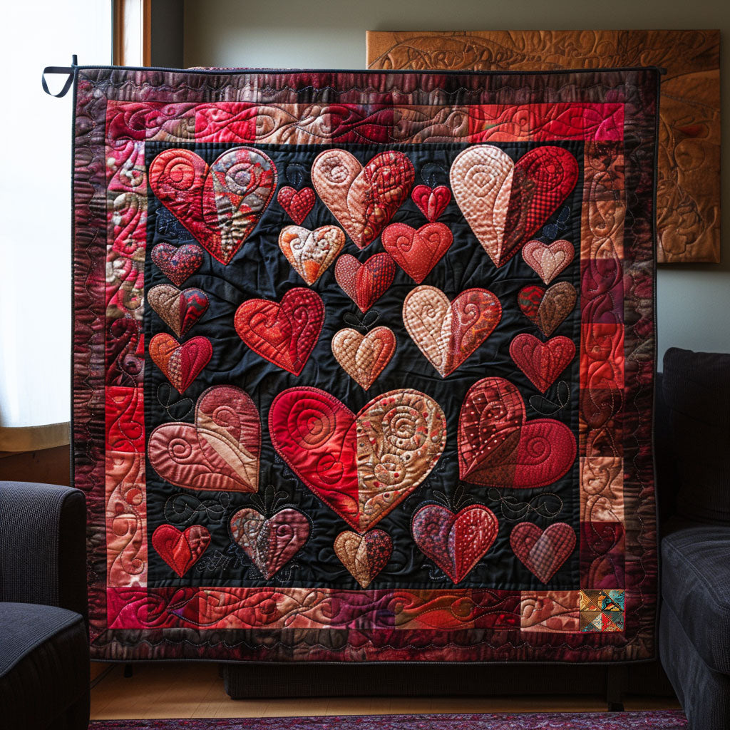 Heart WJ0511012CL Quilt