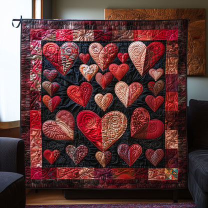 Heart WJ0511012CL Quilt