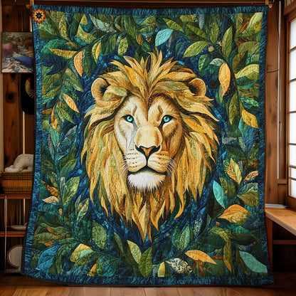 Lion Leaves WY1411007CL Quilt