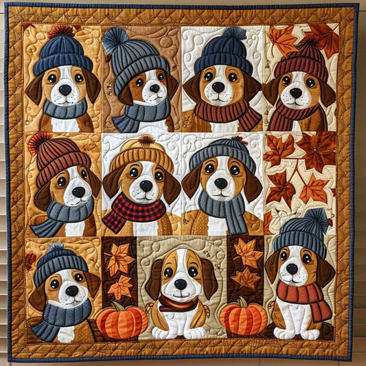 Beagle Autumn Vibe XR1908007CL Quilt