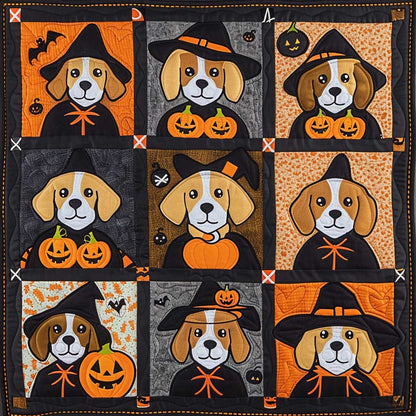 Beagle Halloween XR1908009CL Quilt