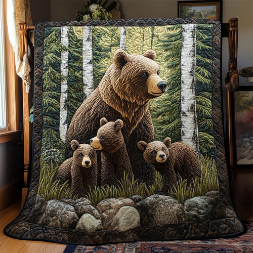 Bear Cubs in the Glen YR1904001CL Quilt