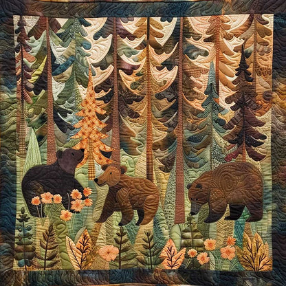 Bears Family WM2907001CL Quilt