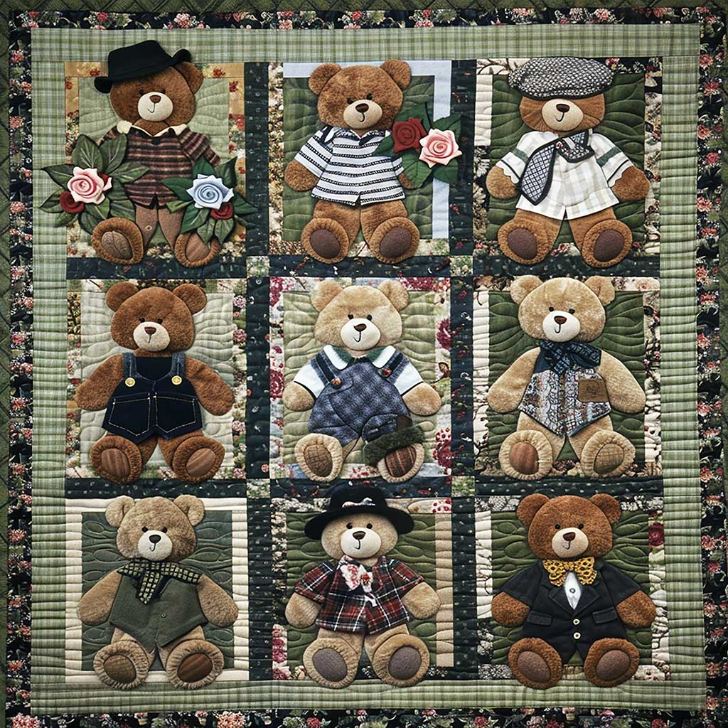 Bears WJ2106001CL Quilt