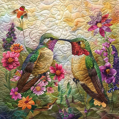 Beautiful Hummingbirds XR1507012CL Quilt