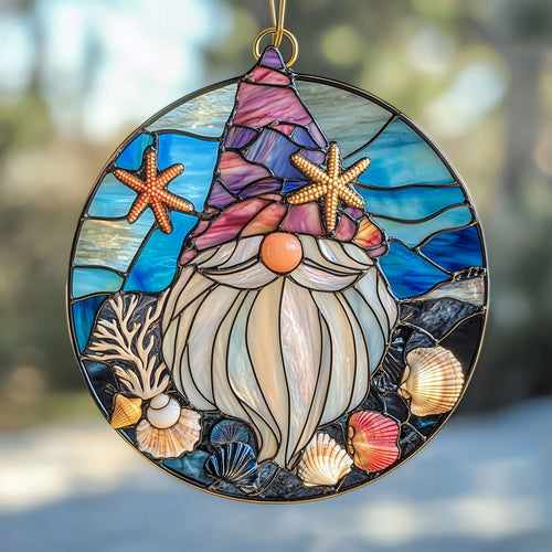 Gnome In Ocean WY2301090CL Suncatcher