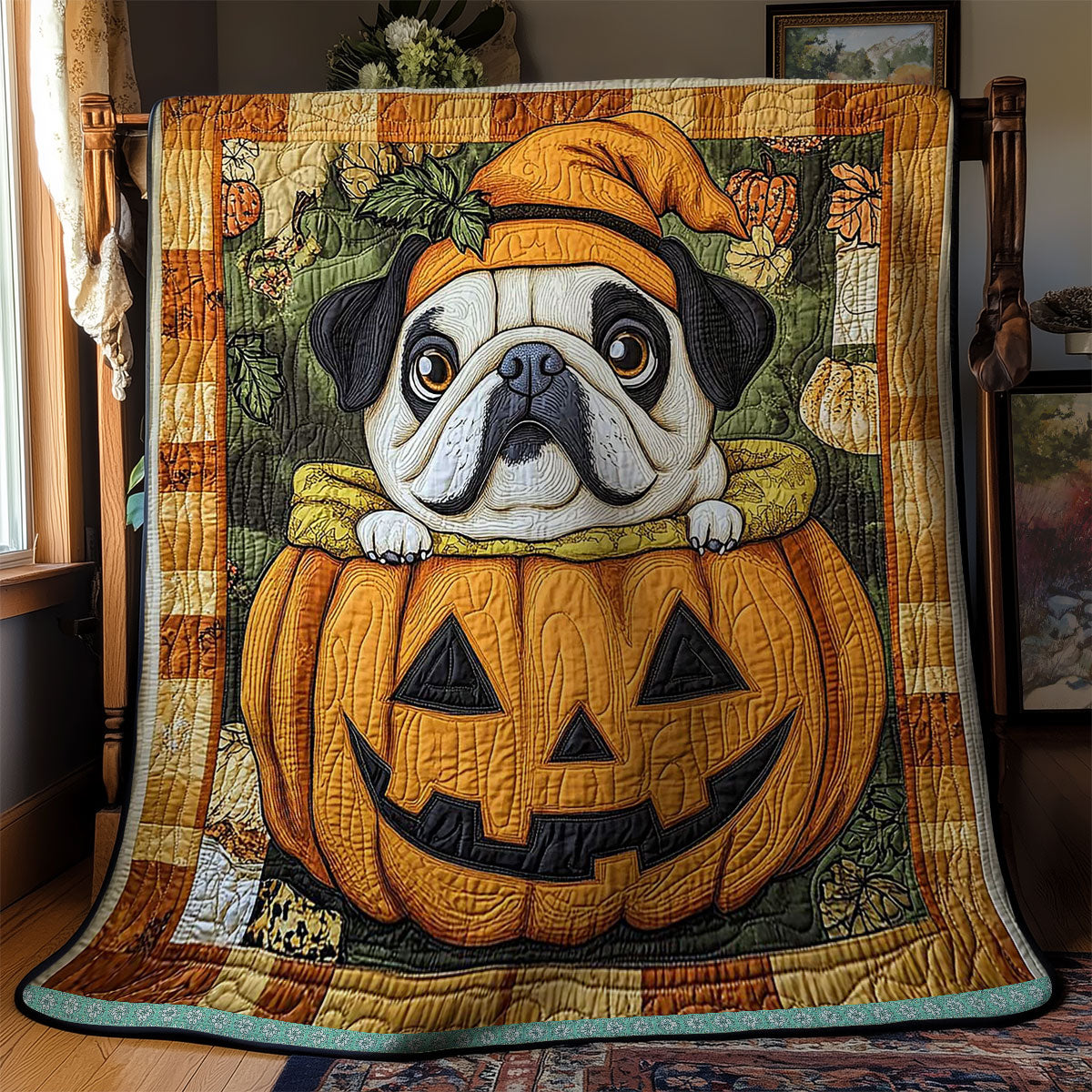 Bulldog Lantern WN2609067CL Quilt