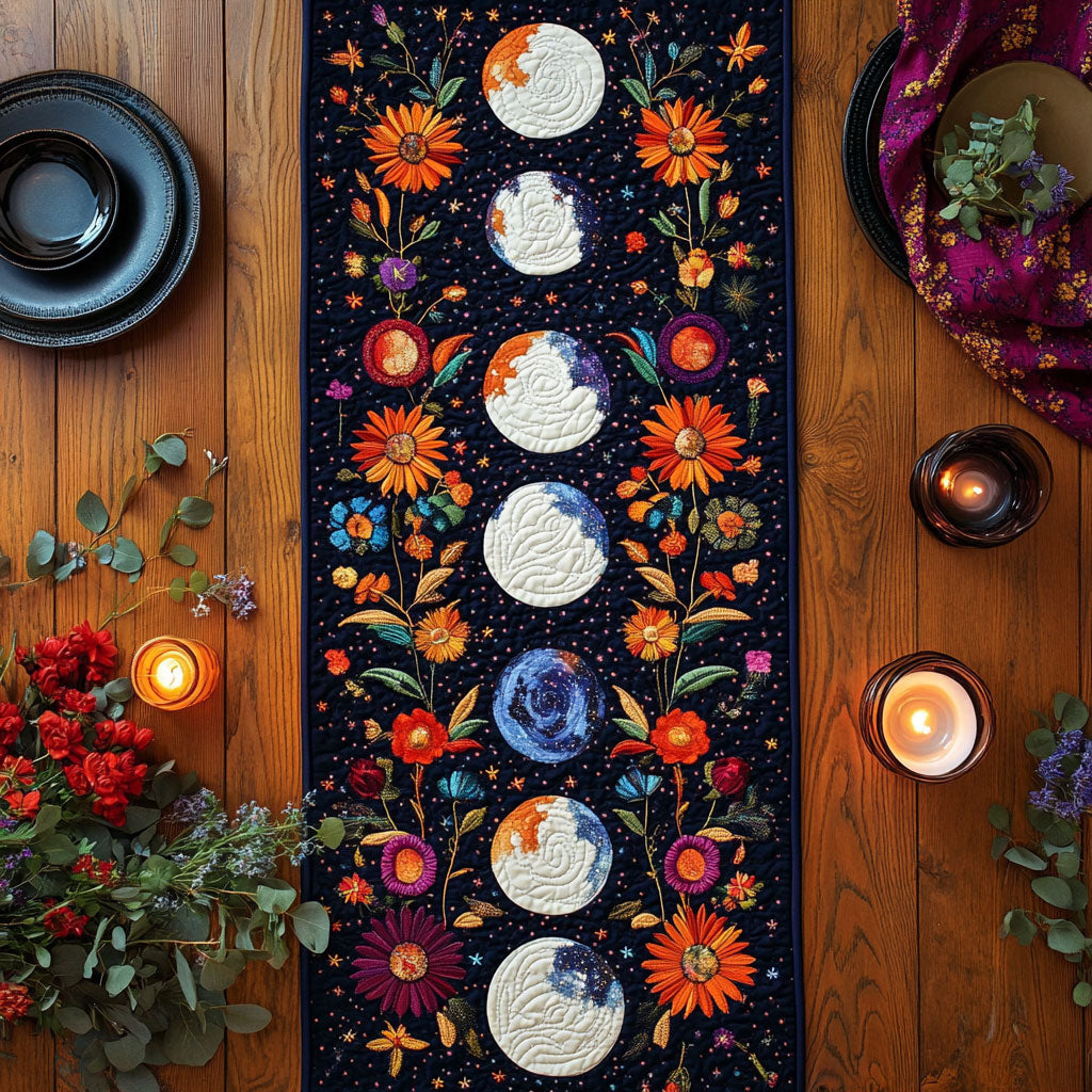 Lunar Garden CW1606034CL Quilted Table Runner – Cozzyhomes