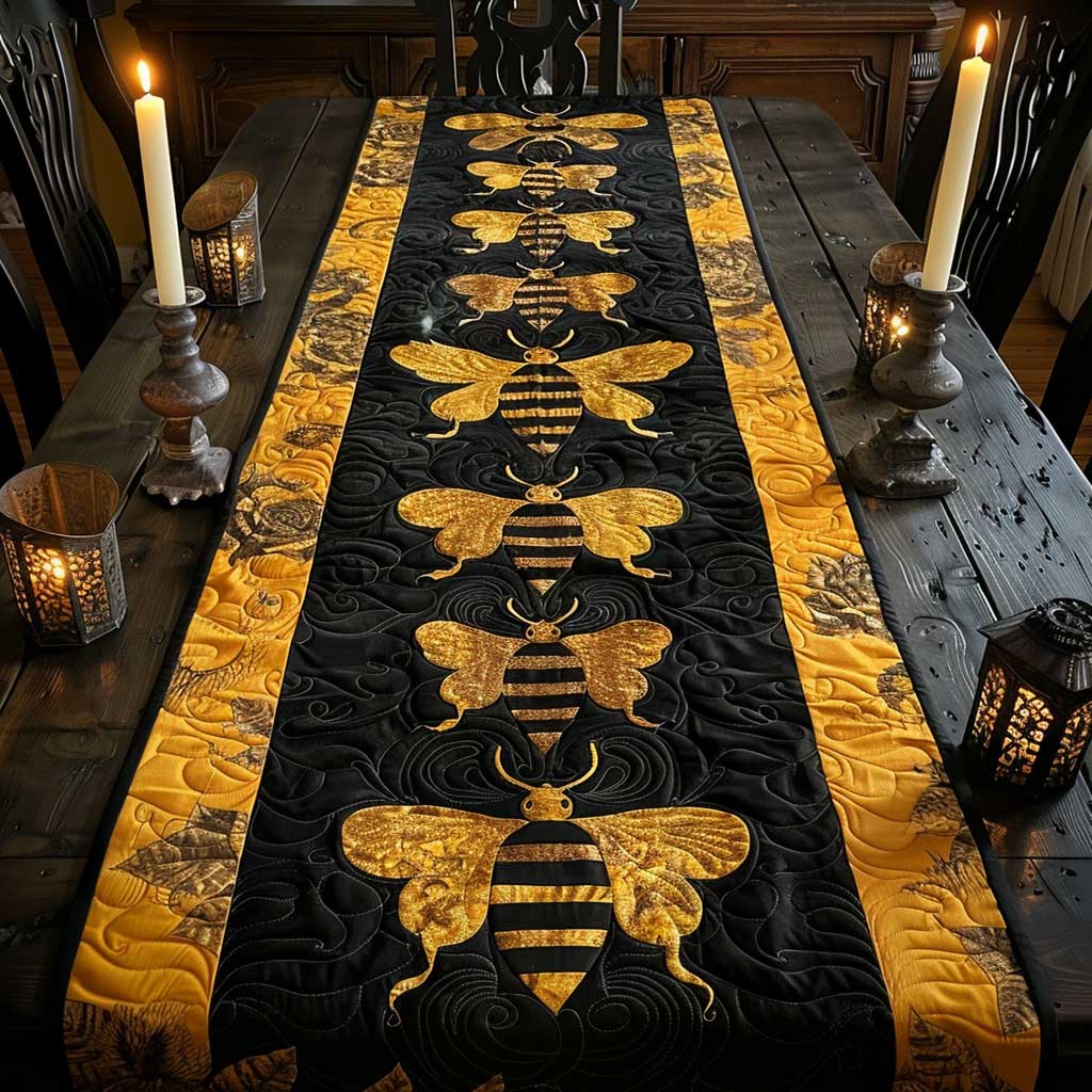 Bee WJ2507046CL Quilted Table Runner