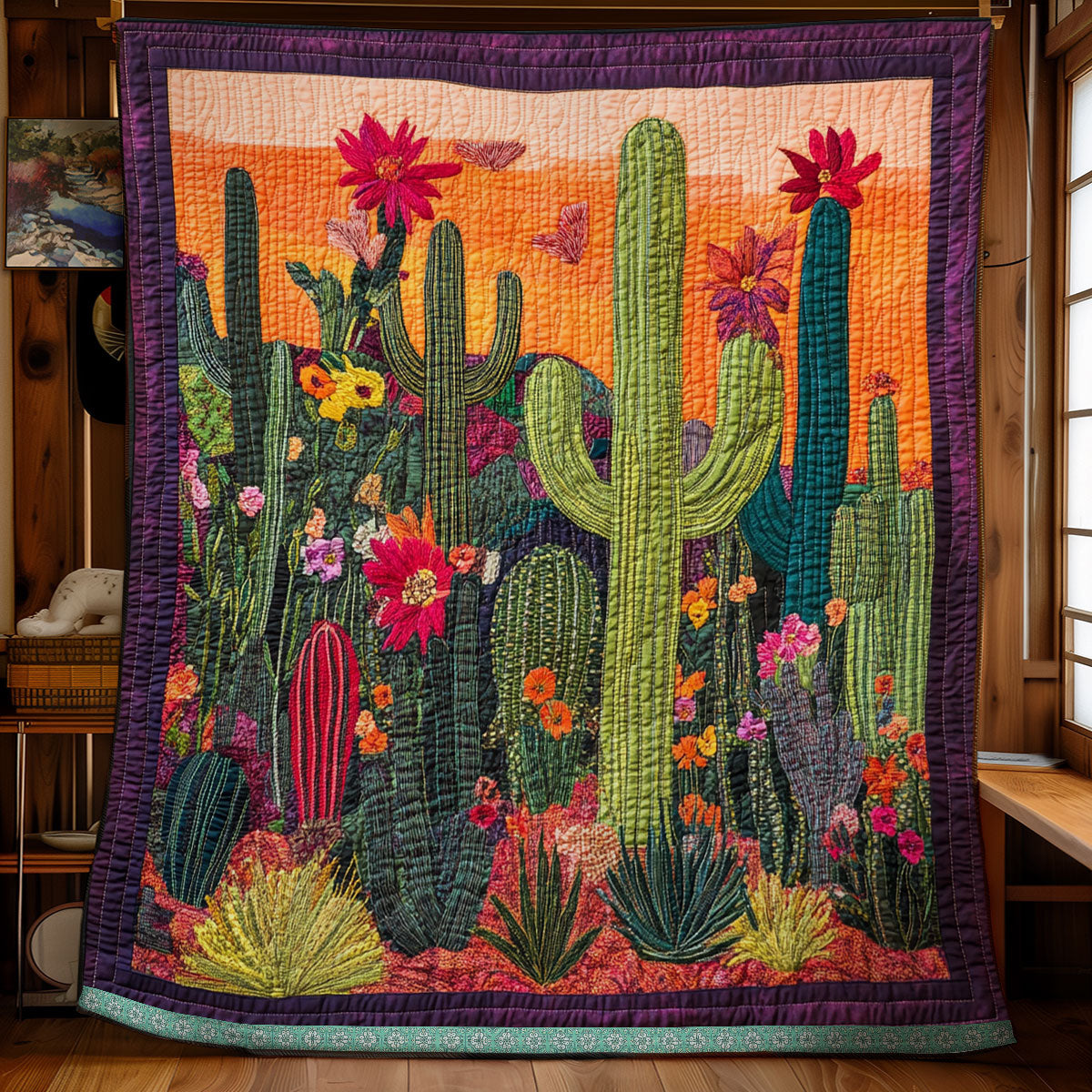 Cactus Desert WX2511002CL Quilt