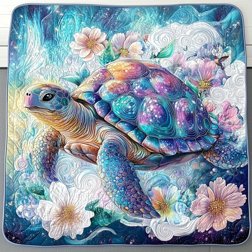 Fanciful Floral Turtle WY2810033CL Quilt